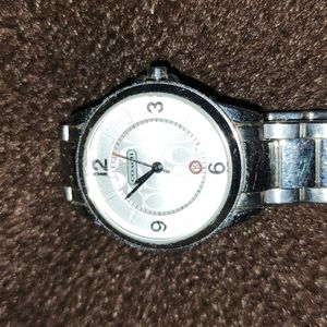 Coach Women's Stainless Steel watch  silver dial with Coach logo